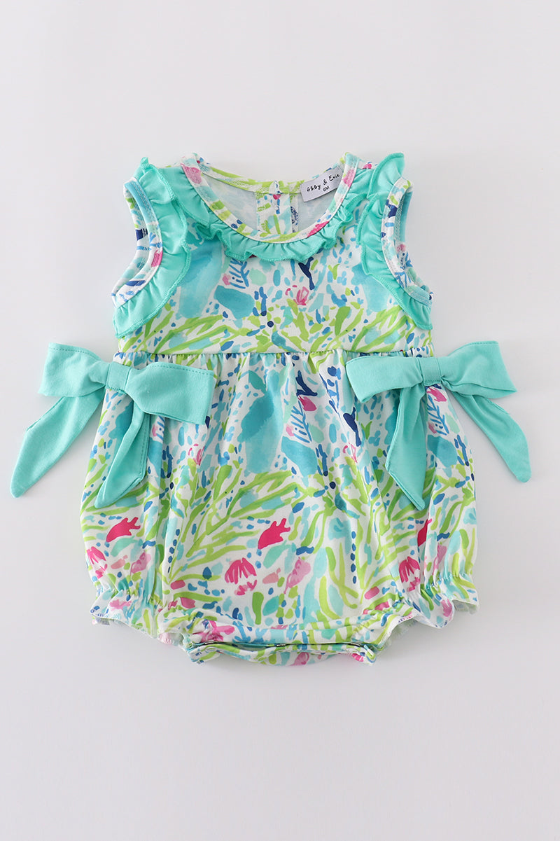 Tropical breeze print bubble