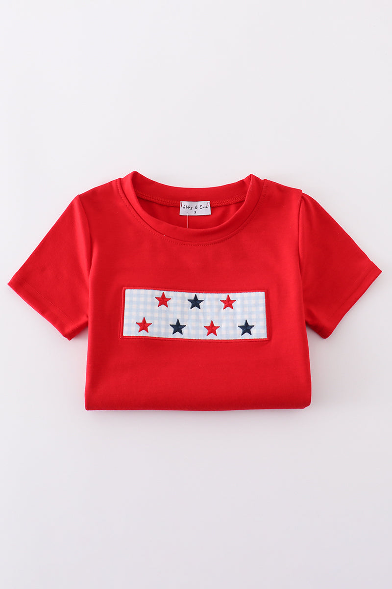 Red star embroidery set