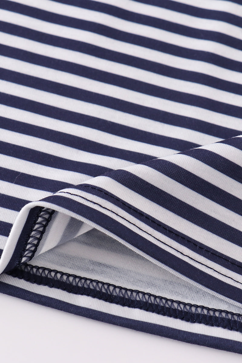 Navy Auburn war eagle embroidery button down shirt