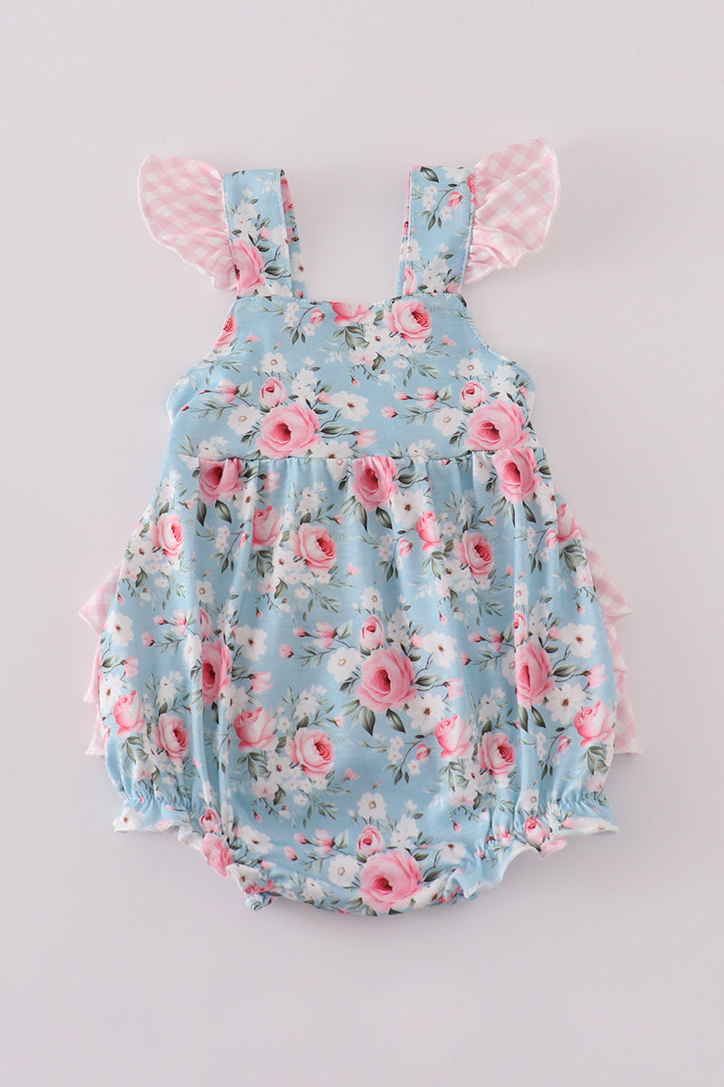 Petal perfection print girl bubble