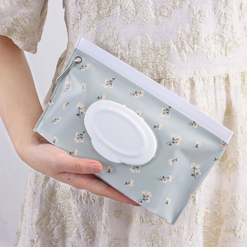 Convenient and Durable EVA Baby Wipe Pouch - Easy to Clean and Refill!