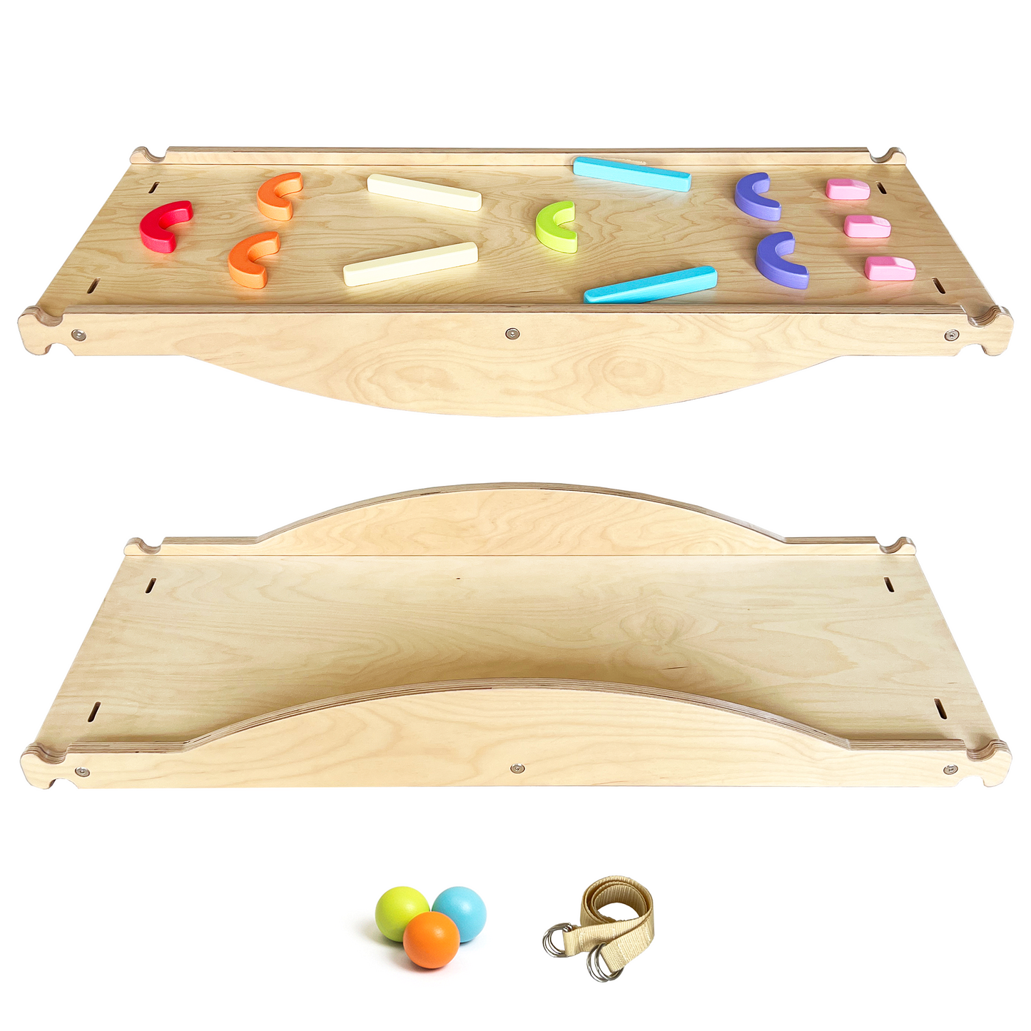 Pikler Triangle Kit 6 in 1 - Unique Patented Design, Inspired by Montessori