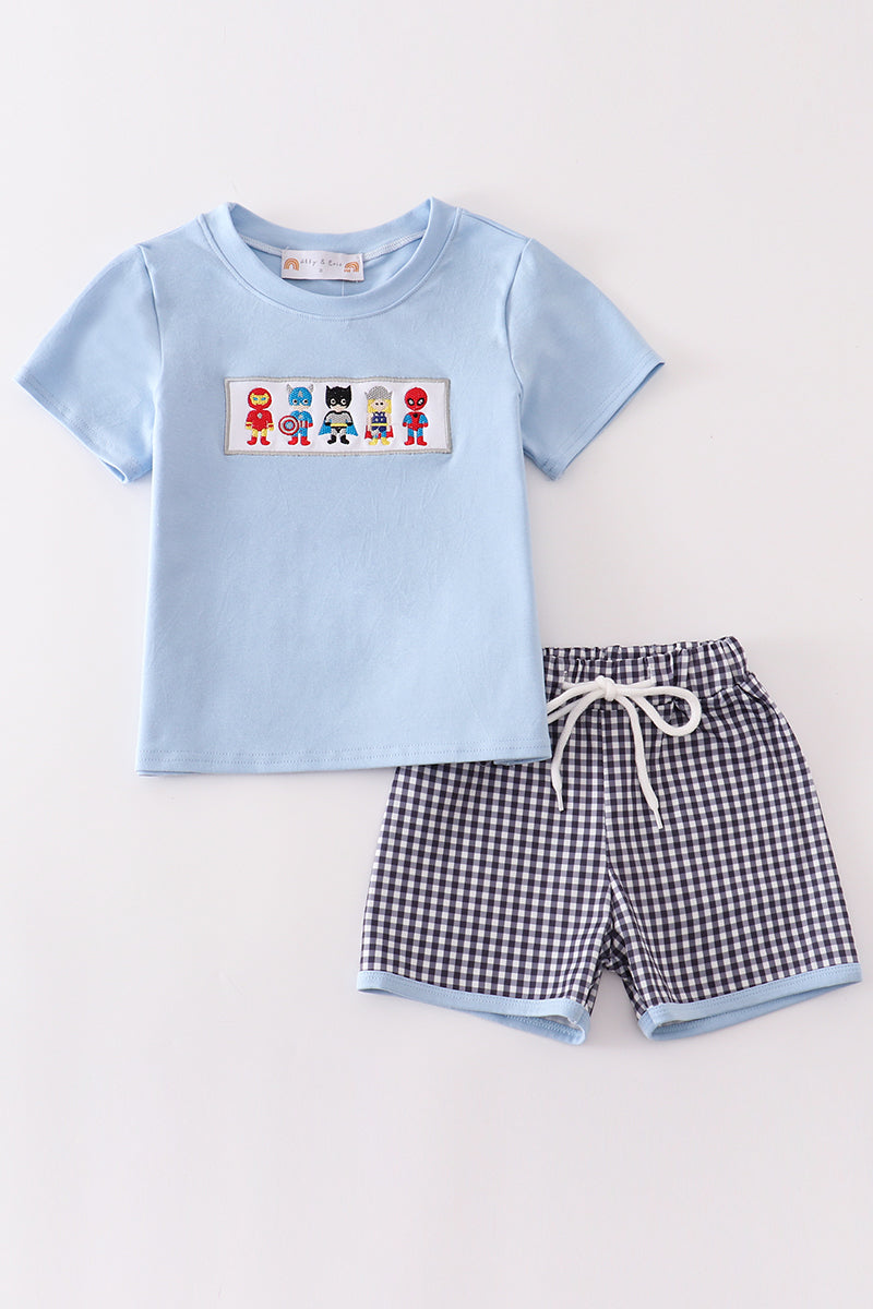 LITTLE HERO EMBROIDERY BOY SET