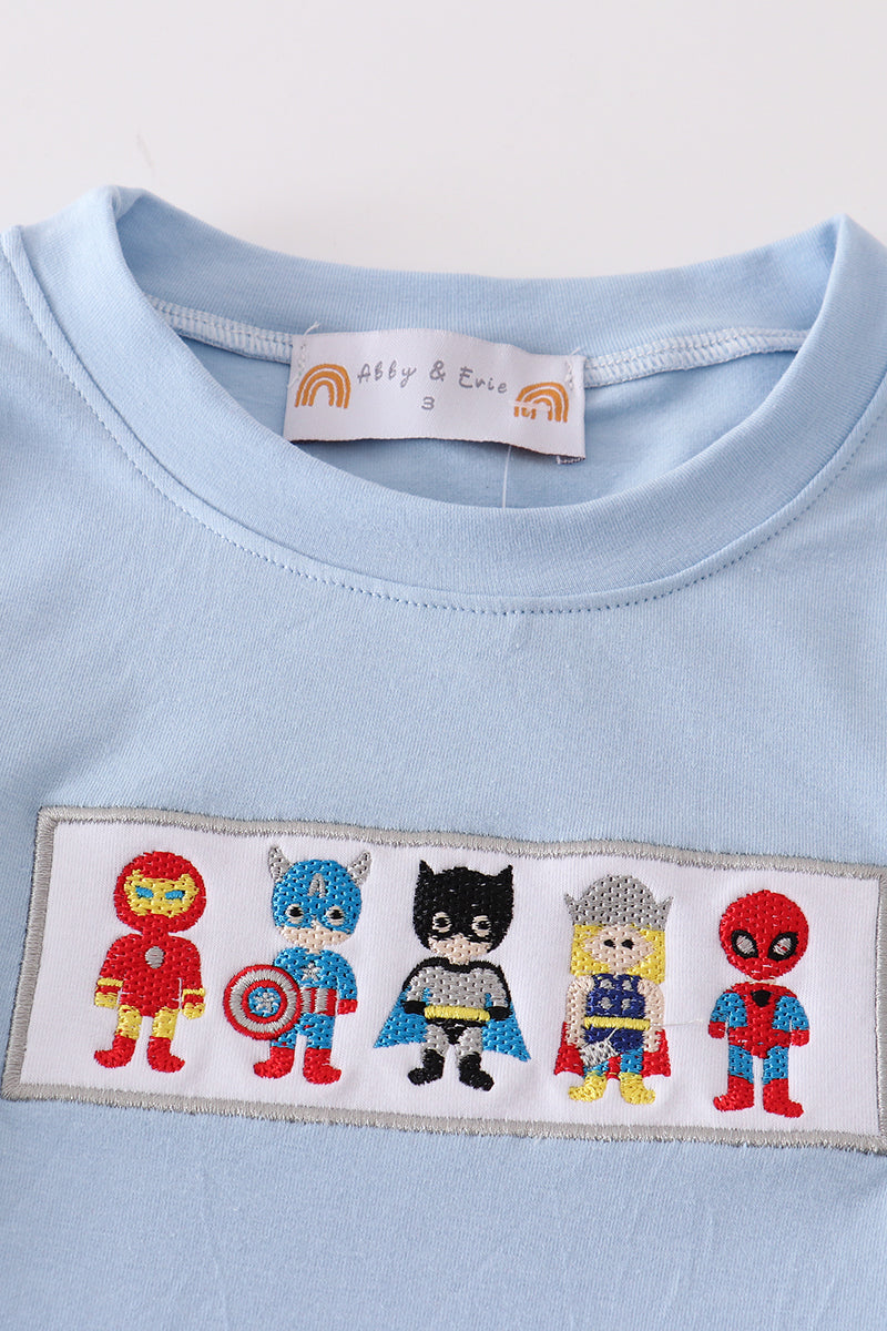 LITTLE HERO EMBROIDERY BOY SET