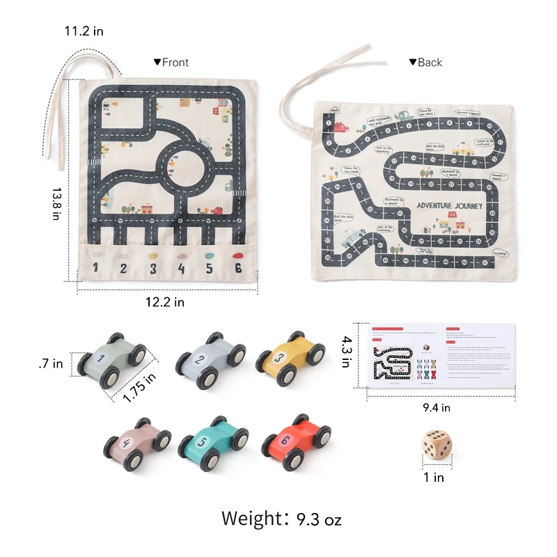 Montessori Traffic Travel Mat