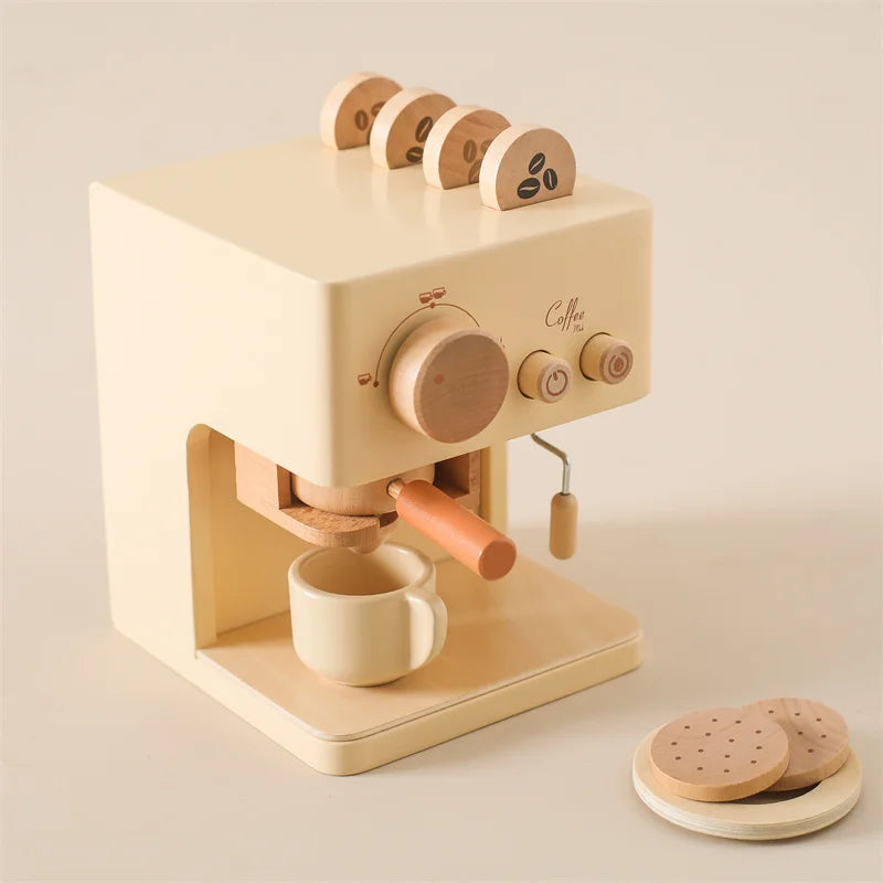 Wooden Coffee Machine