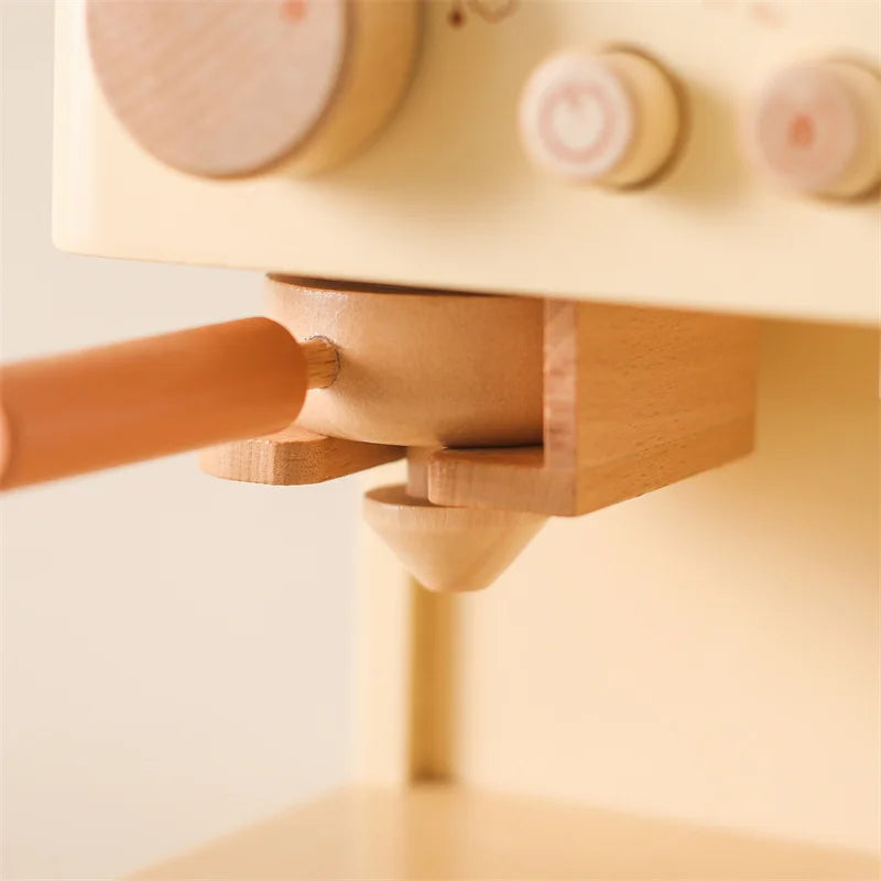 Wooden Montessori Coffee Machine