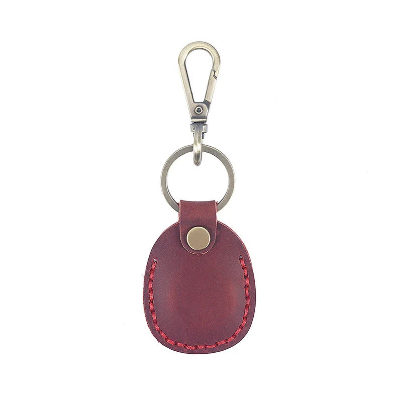 Leather Airtag Keychain